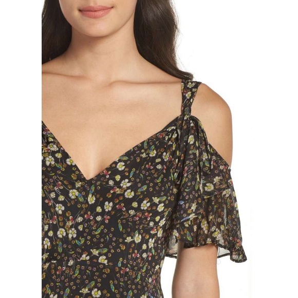 HP⭐️NWT French Connection Cold Shoulder Maxi Dress - Picture 5 of 8